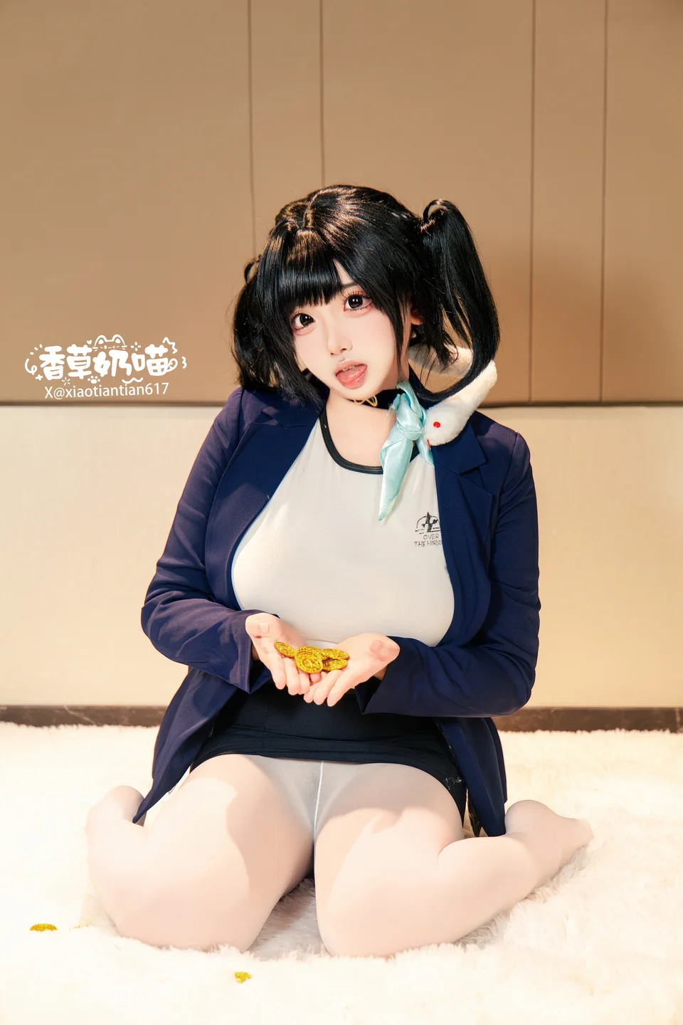 香草奶喵 - No.005 索拉 [136P,22V-2.36GB] tg@simisebaisi 【丝足阁】008.webp